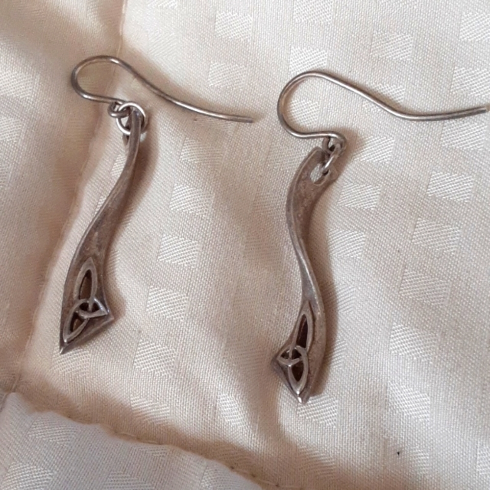 Celtic Ribbon Earrings